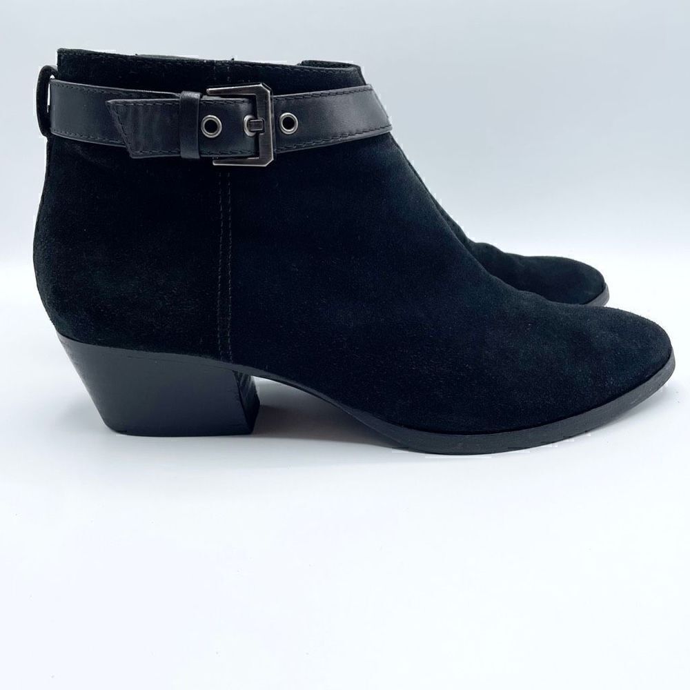 Aquatalia Fatima Women’s Black Suede Ankle Bootie